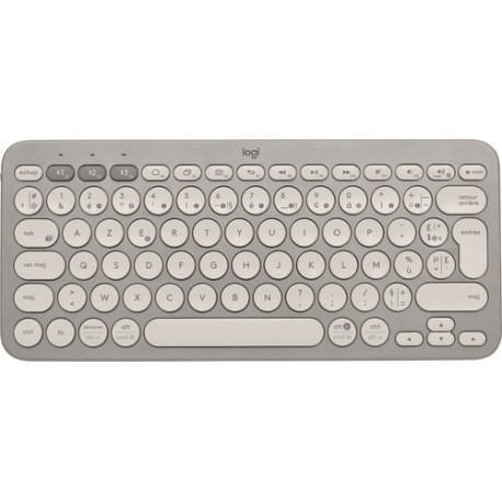 Logitech K380 clavier Universel Bluetooth AZERTY Français Sable