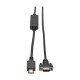 Tripp Lite P566-003-VGA câble vidéo et adaptateur 0,9 m HDMI HD15, MICRO-USB B Noir