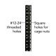 Tripp Lite SRW9UG étagère 9U Rack monté sur le mur Noir