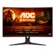 AOC G2 C27G2E/BK écran plat de PC 68,6 cm (27") 1920 x 1080 pixels Full HD Noir, Rouge