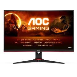 AOC G2 C27G2E/BK écran plat de PC 68,6 cm (27") 1920 x 1080 pixels Full HD Noir, Rouge