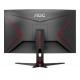 AOC G2 C27G2E/BK écran plat de PC 68,6 cm (27") 1920 x 1080 pixels Full HD Noir, Rouge
