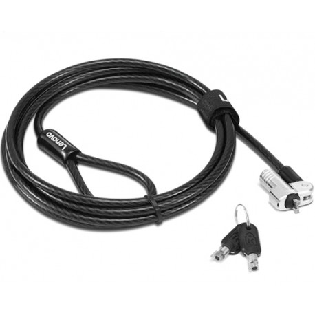 Lenovo NanoSaver câble antivol Noir 1,8 m
