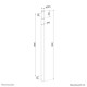 Neomounts rallonge d'extension pour support de plafond pour projecteur