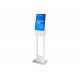 Samsung KM24C-3 En forme de kiosk 61 cm (24") LED 250 cd/m² Full HD Blanc Écran tactile Intégré dans le processeur Windows 10 Io