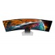Samsung G95SC écran plat de PC 124,5 cm (49") 5120 x 1440 pixels Dual QHD OLED Argent
