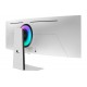 Samsung G95SC écran plat de PC 124,5 cm (49") 5120 x 1440 pixels Dual QHD OLED Argent