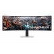 Samsung G93SC écran plat de PC 124,5 cm (49") 5120 x 1440 pixels Dual QHD OLED Argent