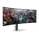 Samsung G93SC écran plat de PC 124,5 cm (49") 5120 x 1440 pixels Dual QHD OLED Argent