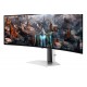 Samsung G93SC écran plat de PC 124,5 cm (49") 5120 x 1440 pixels Dual QHD OLED Argent