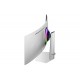 Samsung G93SC écran plat de PC 124,5 cm (49") 5120 x 1440 pixels Dual QHD OLED Argent