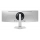 Samsung G93SC écran plat de PC 124,5 cm (49") 5120 x 1440 pixels Dual QHD OLED Argent