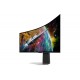Samsung G95SC écran plat de PC 124,5 cm (49") 5120 x 1440 pixels Dual QHD OLED Argent