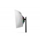 Samsung G95SC écran plat de PC 124,5 cm (49") 5120 x 1440 pixels Dual QHD OLED Argent