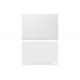 Samsung EF-BX810PWEGWW étui pour tablette 31,5 cm (12.4") Folio porte carte Blanc