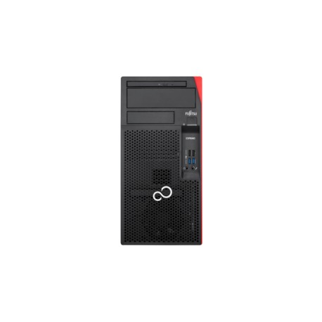 Fujitsu ESPRIMO P558 Intel® Core™ i7 i7-8700 8 Go DDR4-SDRAM 512 Go SSD Windows 10 Pro Micro Tower PC Noir, Rouge