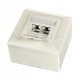 Lindy 25885 prise de courant RJ-45 Blanc