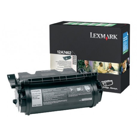 Lexmark 12A7462 Cartouche de toner 1 pièce(s) Original Noir