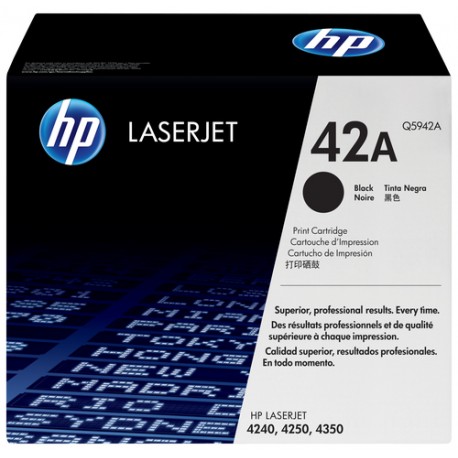 HP 42A toner LaserJet noir authentique