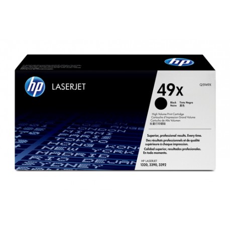 HP 49X toner LaserJet noir grande capacité authentique