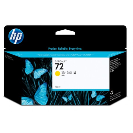 HP 72 cartouche d'encre DesignJet jaune, 130 ml