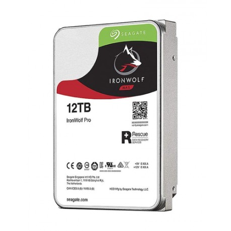 Seagate IronWolf Pro ST12000NEA008 disque dur 12 To 7200 tr/min 256 Mo 3.5" Série ATA III