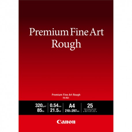 Canon Papier A4 beaux-arts texturé Premium FA-RG1, 25 feuilles