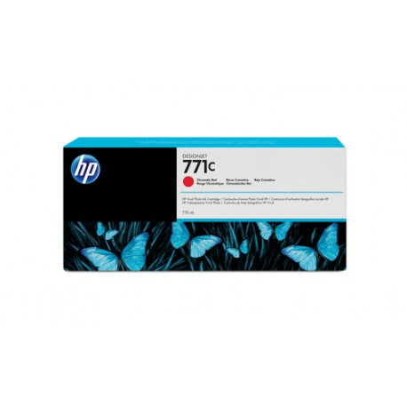 HP 771C cartouche d'encre DesignJet rouge chromatique, 775 ml