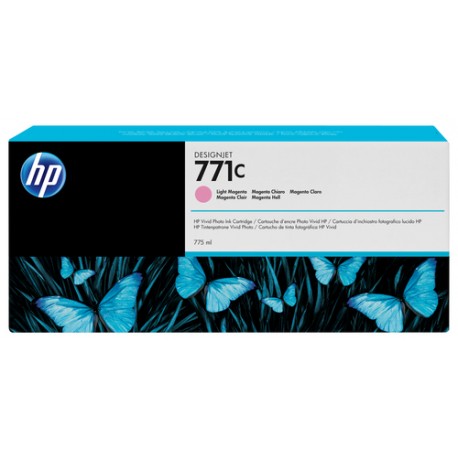 HP 771C cartouche d'encre DesignJet magenta clair, 775 ml