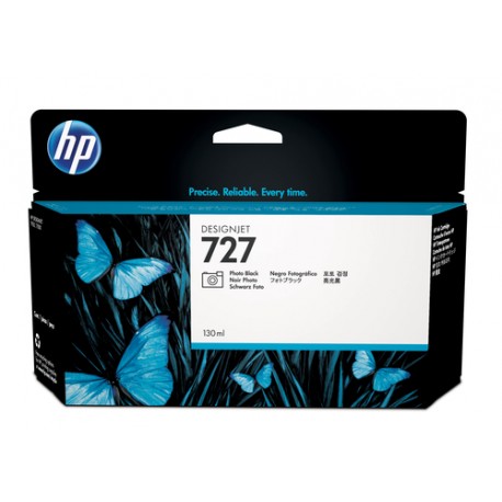 HP 727 cartouche d'encre DesignJet noire photo, 130 ml