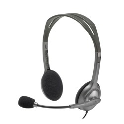 Logitech H111 Casque Avec fil Arceau Bureau/Centre d'appels Gris