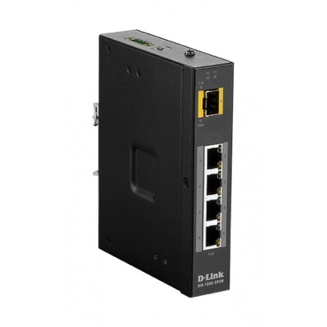 D-Link DIS‑100G‑5PSW Non-géré L2 Gigabit Ethernet (10/100/1000) Connexion Ethernet, supportant l'alimentation via ce port (PoE) 