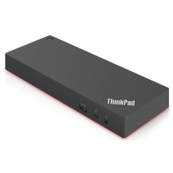 Lenovo 40AN0135EU station d'accueil Avec fil Thunderbolt 3 Noir, Rouge