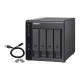 QNAP TR-004 Boîtier de disques de stockage Boîtier disque dur/SSD Noir 2.5/3.5"