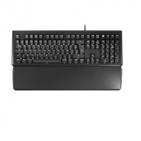 CHERRY MX BOARD 1.0 BACKLIGHT, Clavier filaire rétroéclairé, switch MX Red Silent, noir, AZERTY - FR