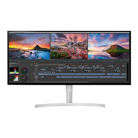 LG 34WK95U-W écran plat de PC 86,4 cm (34") 5120 x 2160 pixels 5K Ultra HD LED Noir, Argent, Blanc