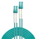 Lindy 46374 câble InfiniBand et à fibres optiques 10 m LC Turquoise