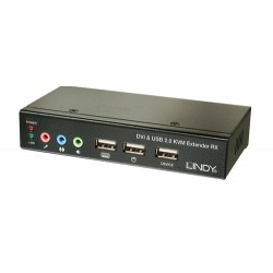 Lindy 39377 commutateur écran, clavier et souris Noir