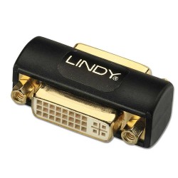 Lindy 41233 changeur de genre de câble DVI Noir