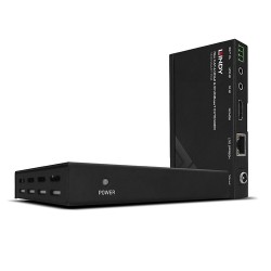 Lindy 38139 extension audio/video Émetteur et récepteur AV Noir