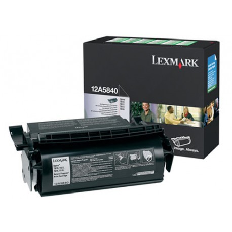 Lexmark 12A5840 Cartouche de toner 1 pièce(s) Original Noir