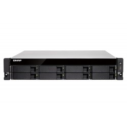 QNAP TS-877XU-RP NAS Rack (2 U) AMD Ryzen™ 5 2600 8 Go DDR4 0 To QNAP Turbo System Noir, Gris