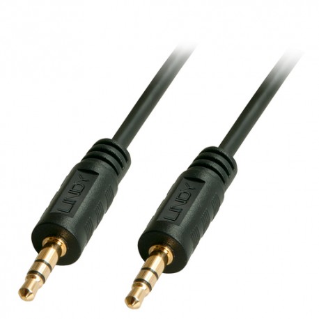 Lindy 35642 câble audio 2 m 3,5mm Noir