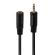 Lindy 35698 câble audio 0,2 m 2,5 mm 3,5mm Noir