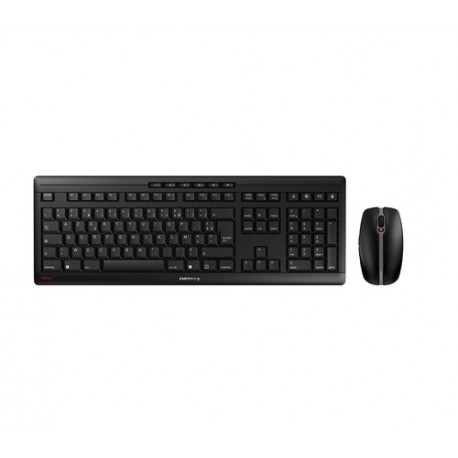 CHERRY Stream Desktop Recharge clavier Souris incluse Universel RF sans fil AZERTY Français Noir