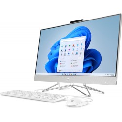 HP 27-dp1131nf Intel® Core™ i3 i3-1115G4 68,6 cm (27") 1920 x 1080 pixels PC All-in-One 8 Go DDR4-SDRAM 1,26 To HDD+SSD Windows 