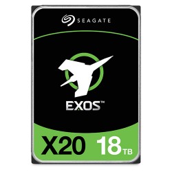 Seagate Enterprise Exos X20 disque dur 18 To 7200 tr/min 3.5" SAS