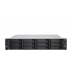 QNAP TS-H1886XU-RP-R2 NAS Rack (3 U) Intel® Xeon® D D-1622 32 Go DDR4 0 To QuTS hero Noir, Gris