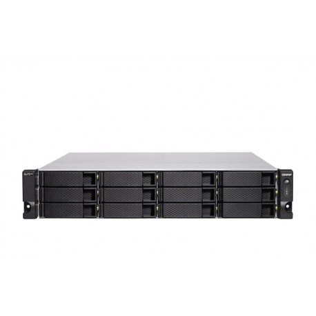 QNAP TS-H1886XU-RP-R2 NAS Rack (3 U) Intel® Xeon® D D-1622 32 Go DDR4 0 To QuTS hero Noir, Gris