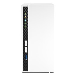 QNAP TS-233 serveur de stockage NAS Tower ARM Cortex-A55 2 Go 0 To QNAP QTS Blanc